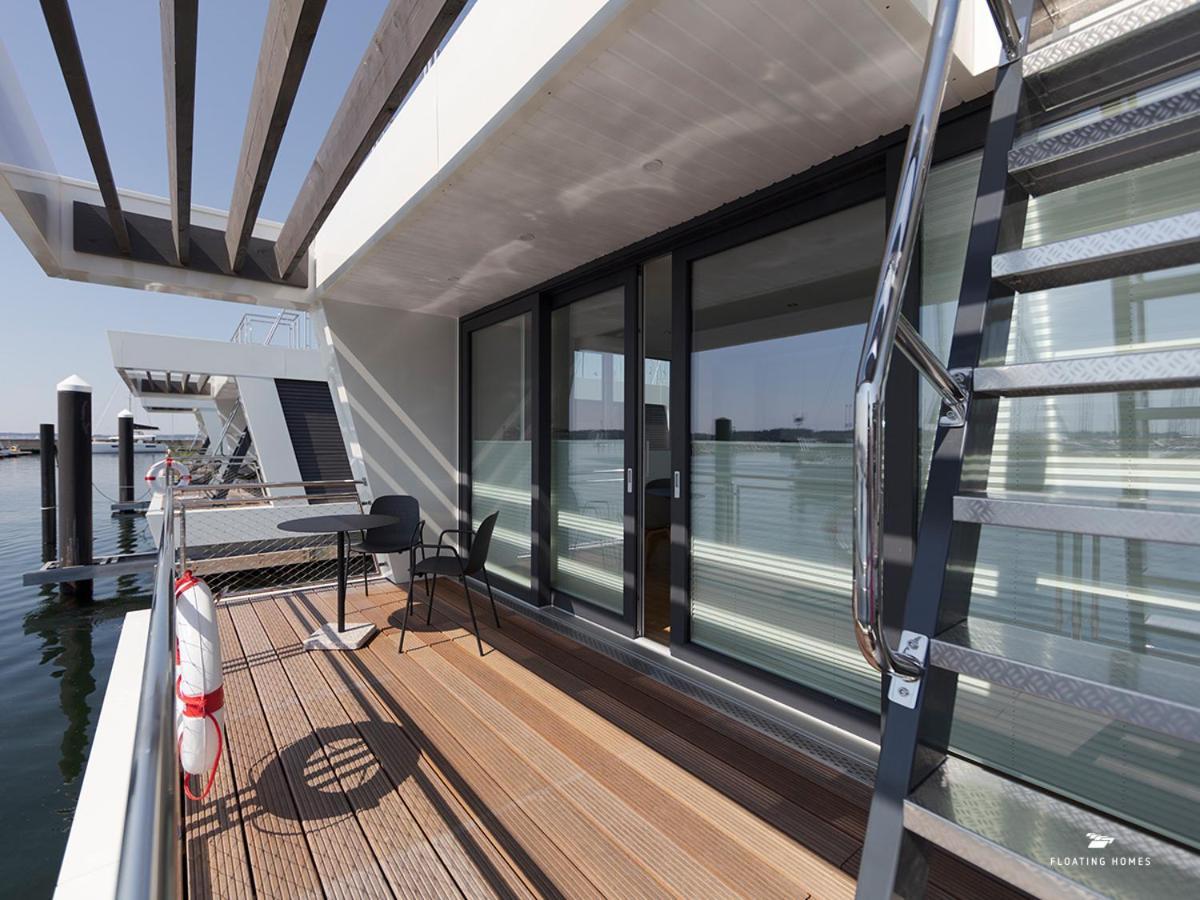 Hausboot Kielwasser Fh-La 03 Laboe Exteriör bild